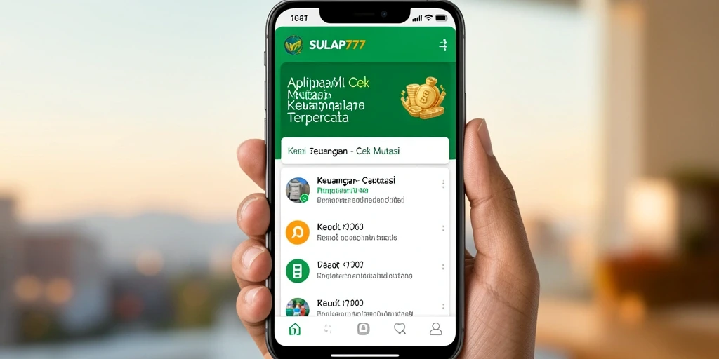 Tampilan antarmuka SULAP777 yang intuitif dan informatif.