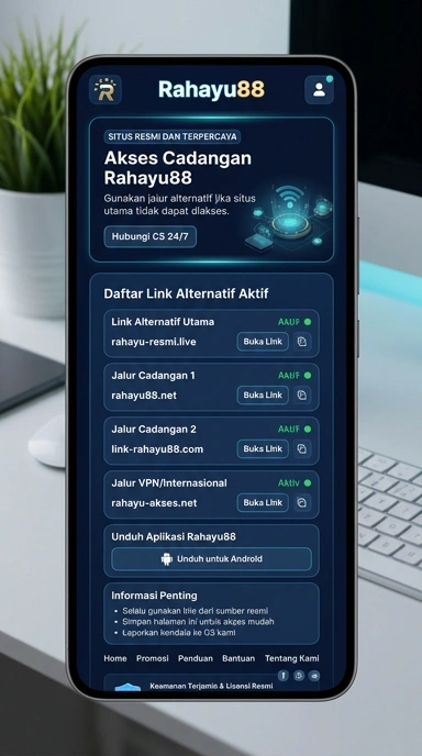 Link Alternatif Rahayu88 untuk Pengguna Android